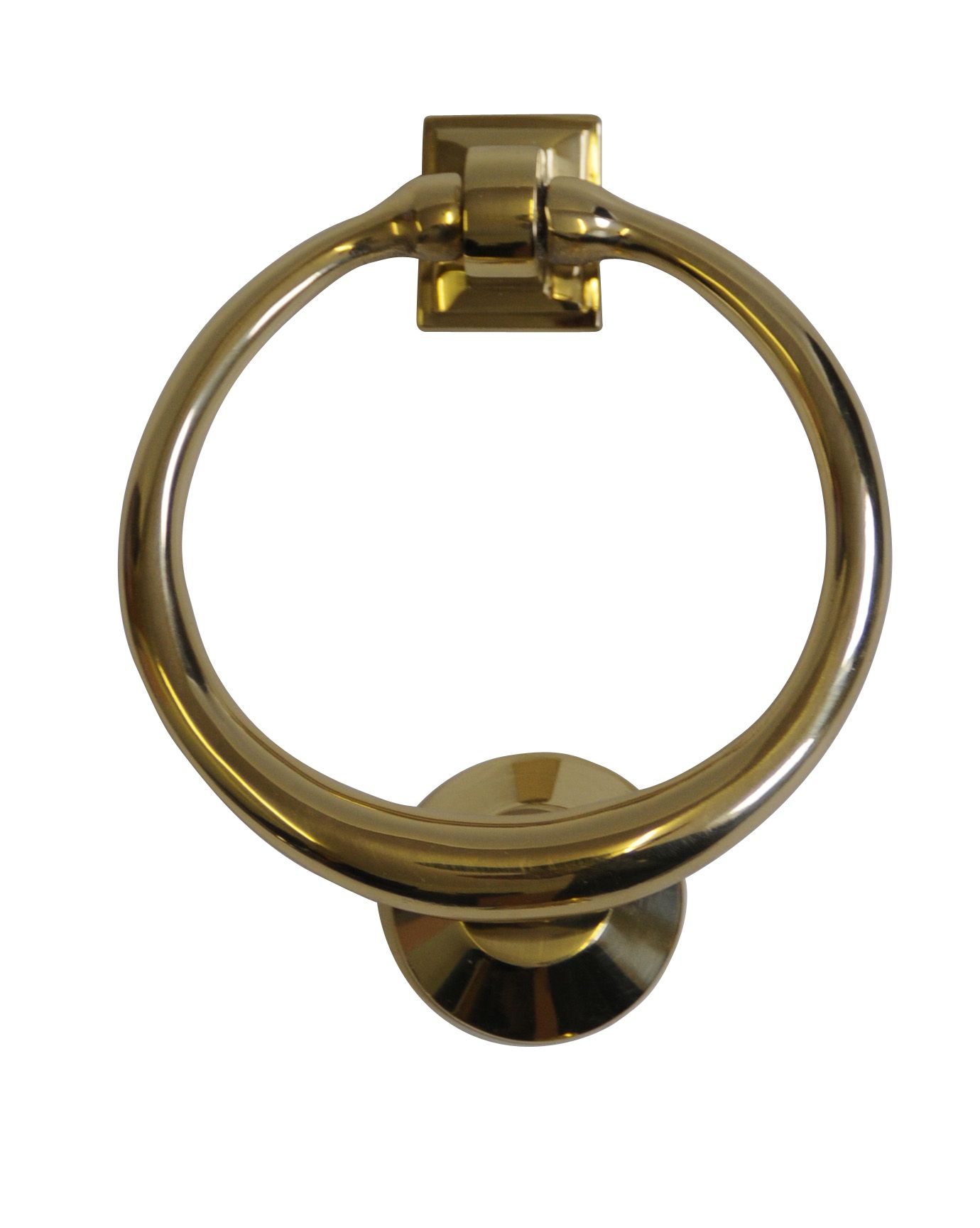 The House Nameplate Company Brass effect Metal Classic Door knocker