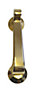 The House Nameplate Company Brass effect Metal Classic Door knocker