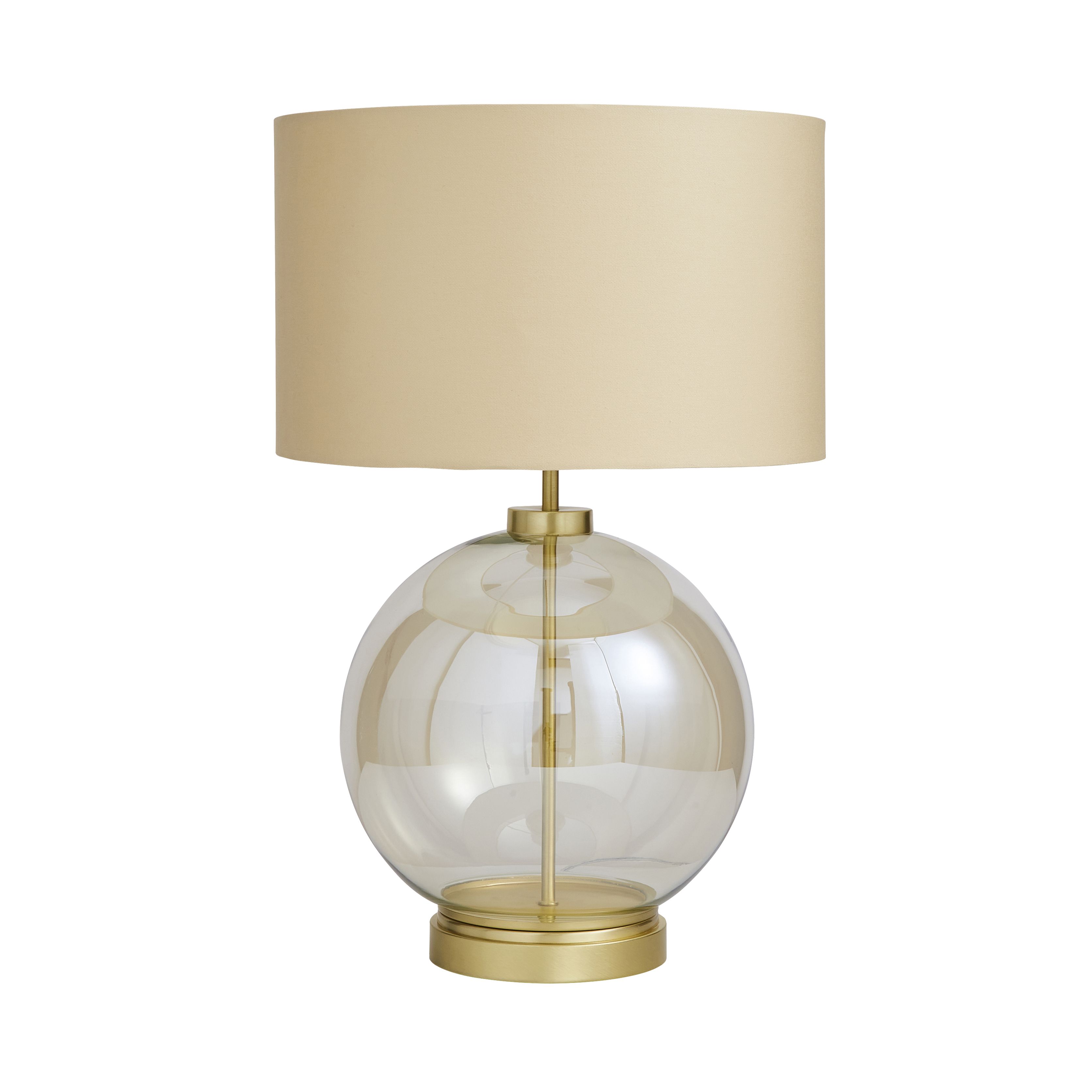 Brass ball table deals lamp