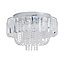 The Lighting Edit Cerro Crystal Glass & metal chrome effect 4 Lamp LED Ceiling light