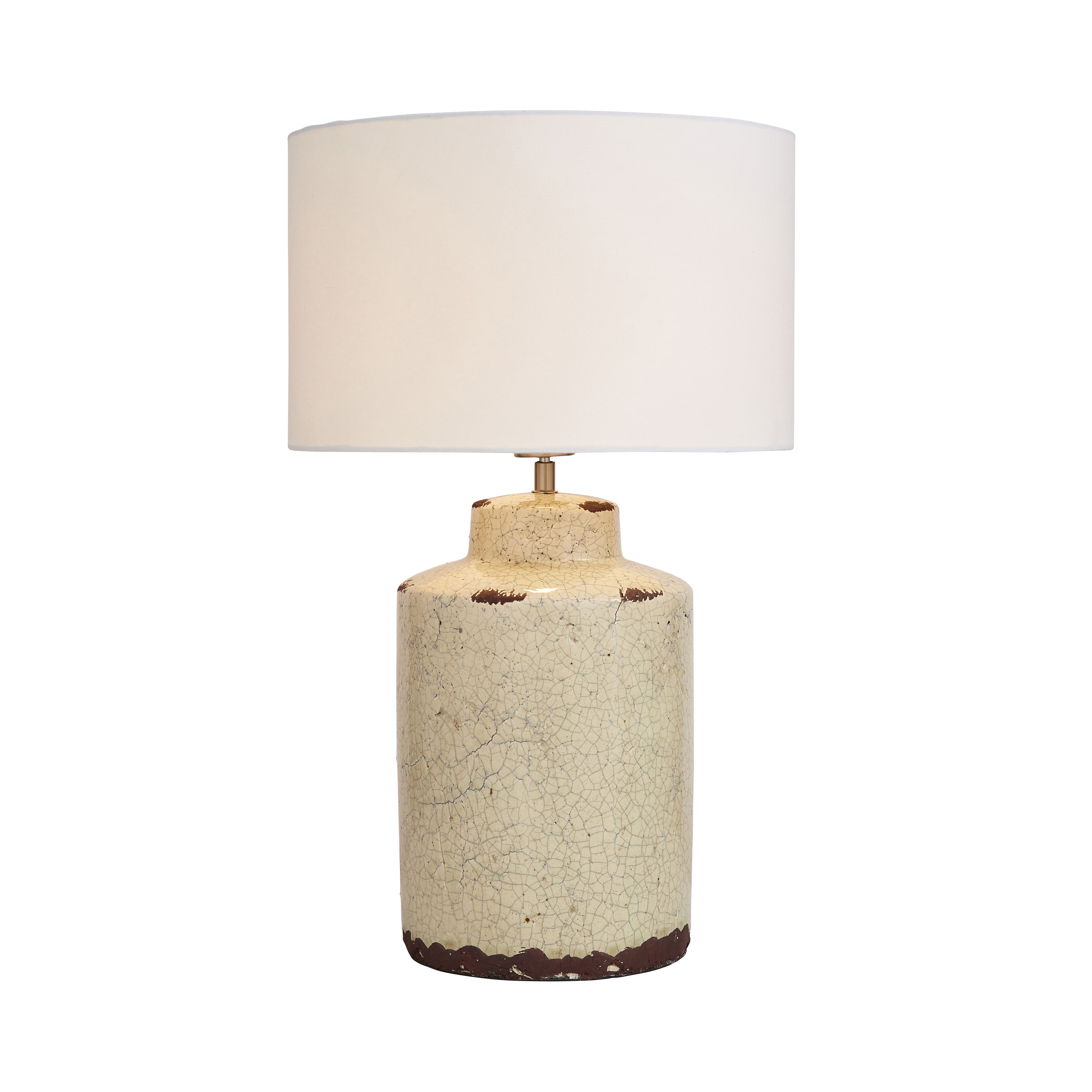 Miller ceramic deals table lamp ivory