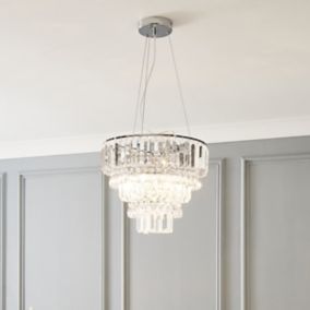 Led chandelier deals b&q