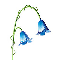 The Outdoor Living Company Blue Bluebell Garden stake (L)640mm