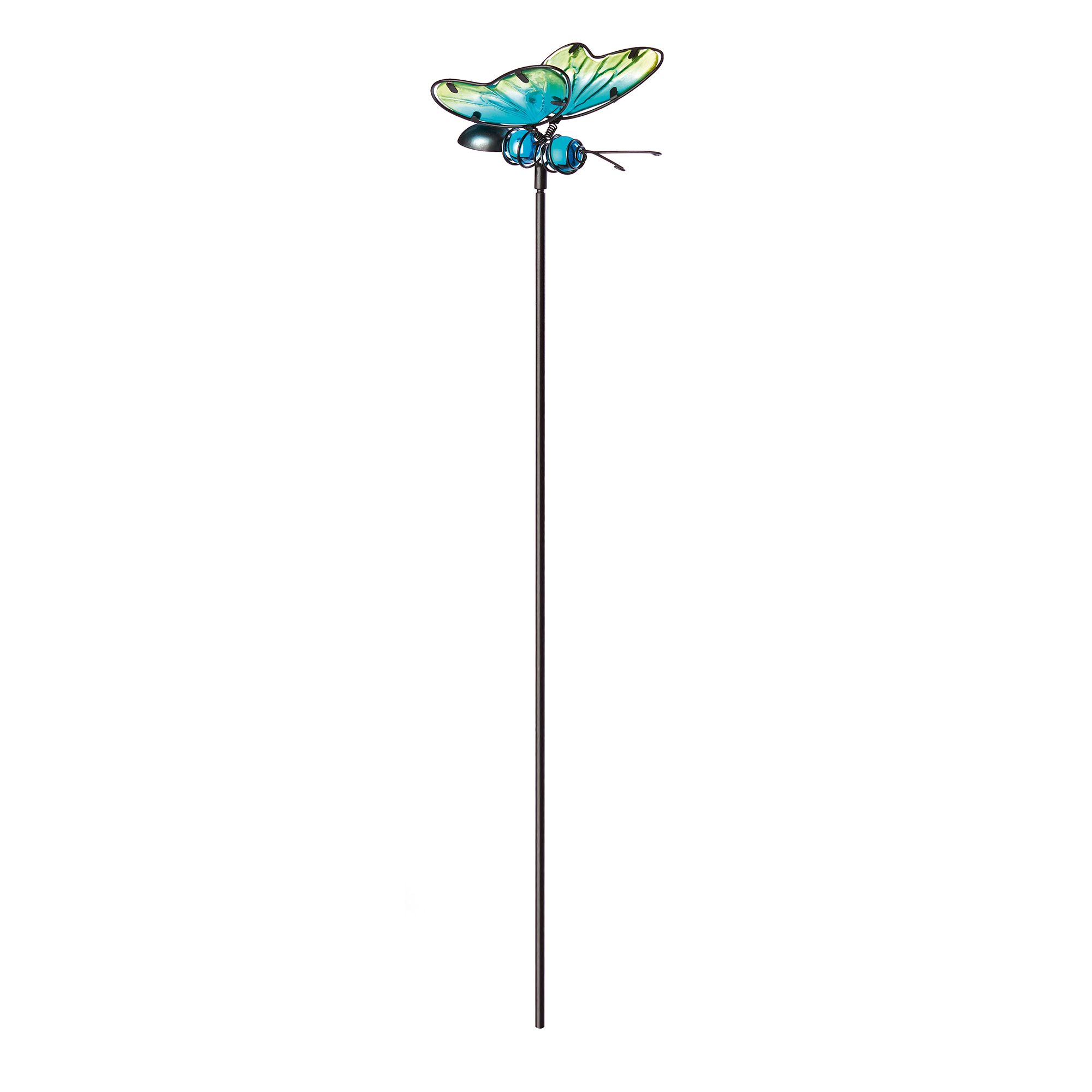 The Outdoor Living Company Multi Butterfly Metal Garden stake (L)0.64m (W)16mm