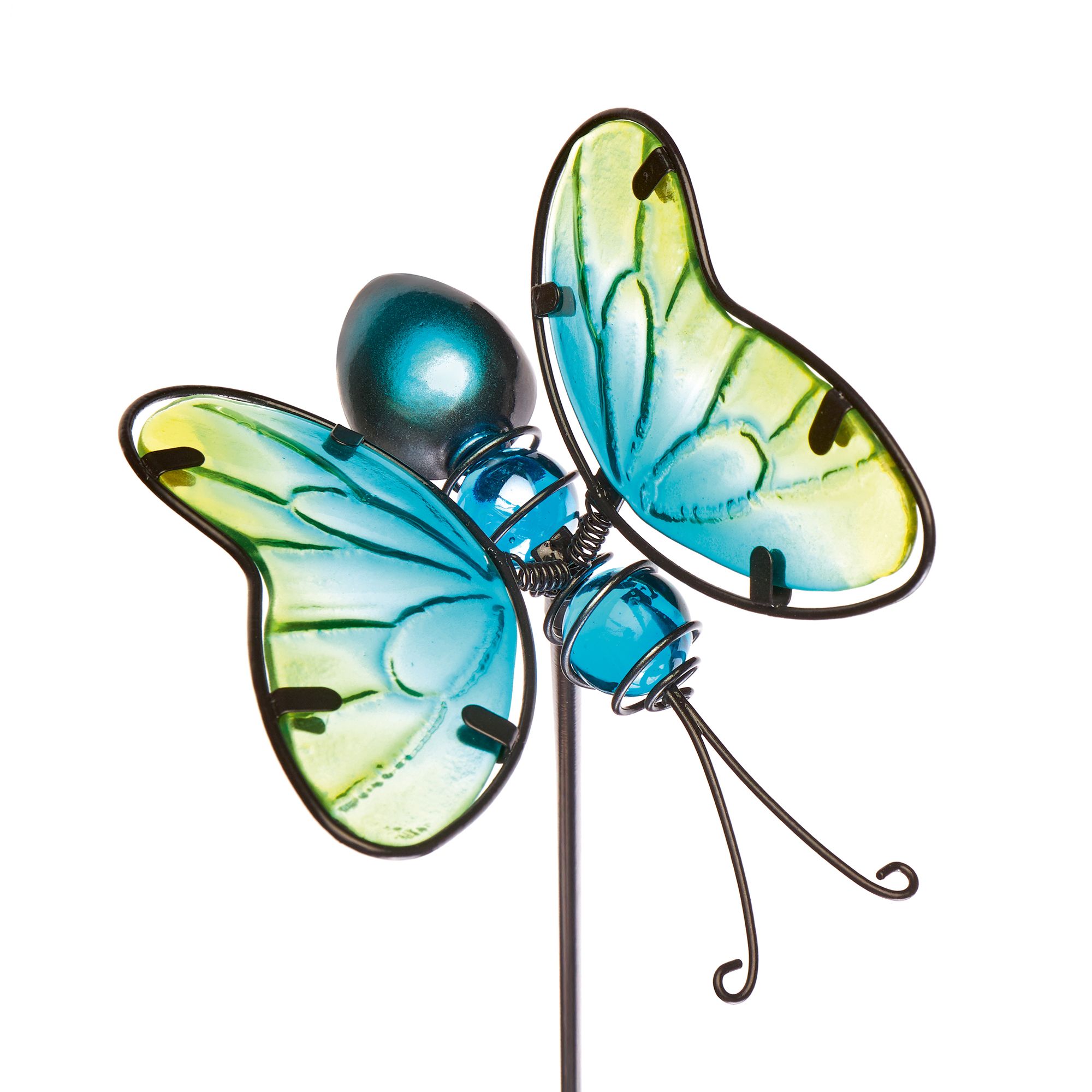 The Outdoor Living Company Multi Butterfly Metal Garden stake (L)0.64m (W)16mm