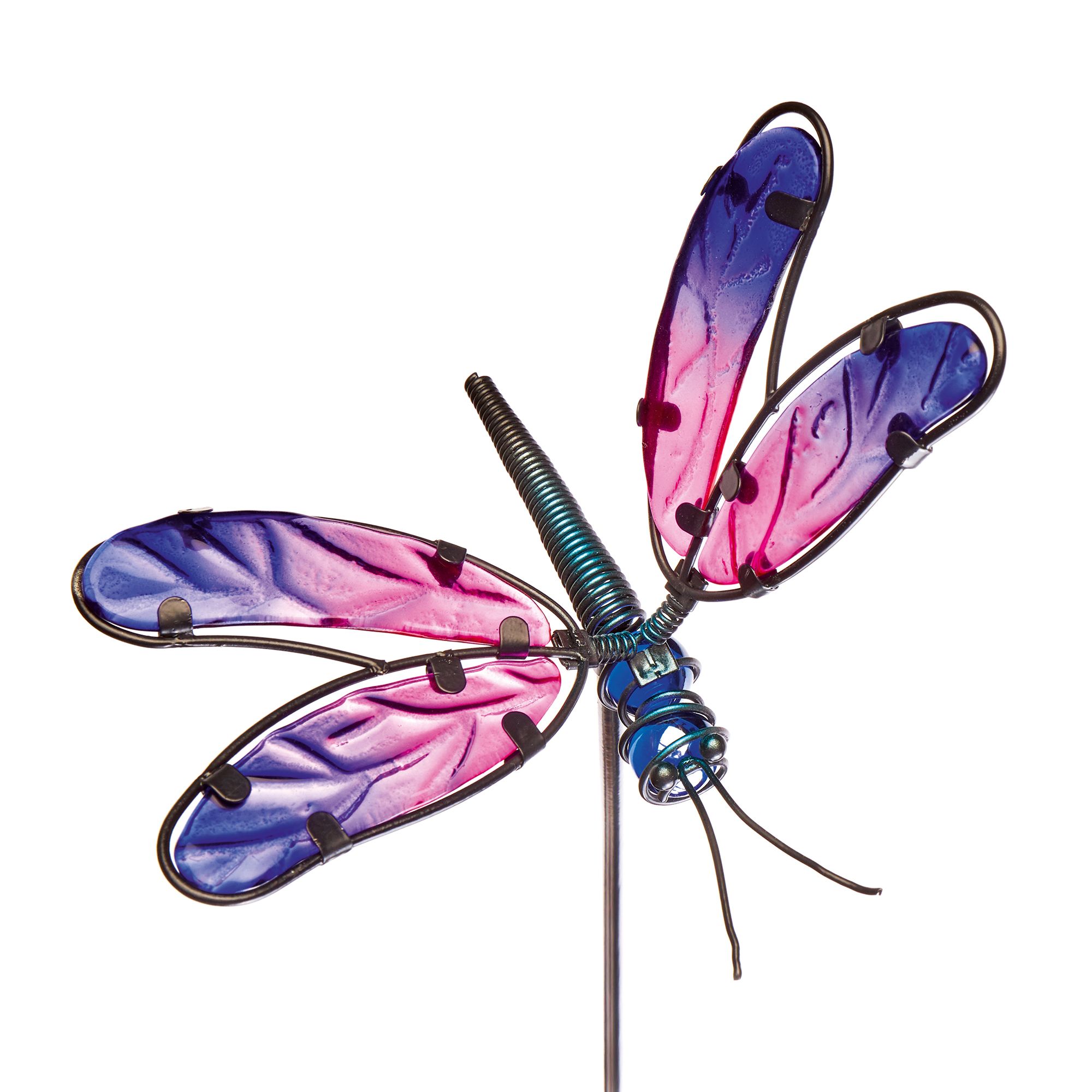 The Outdoor Living Company Multi Dragonfly Garden stake (L)640mm