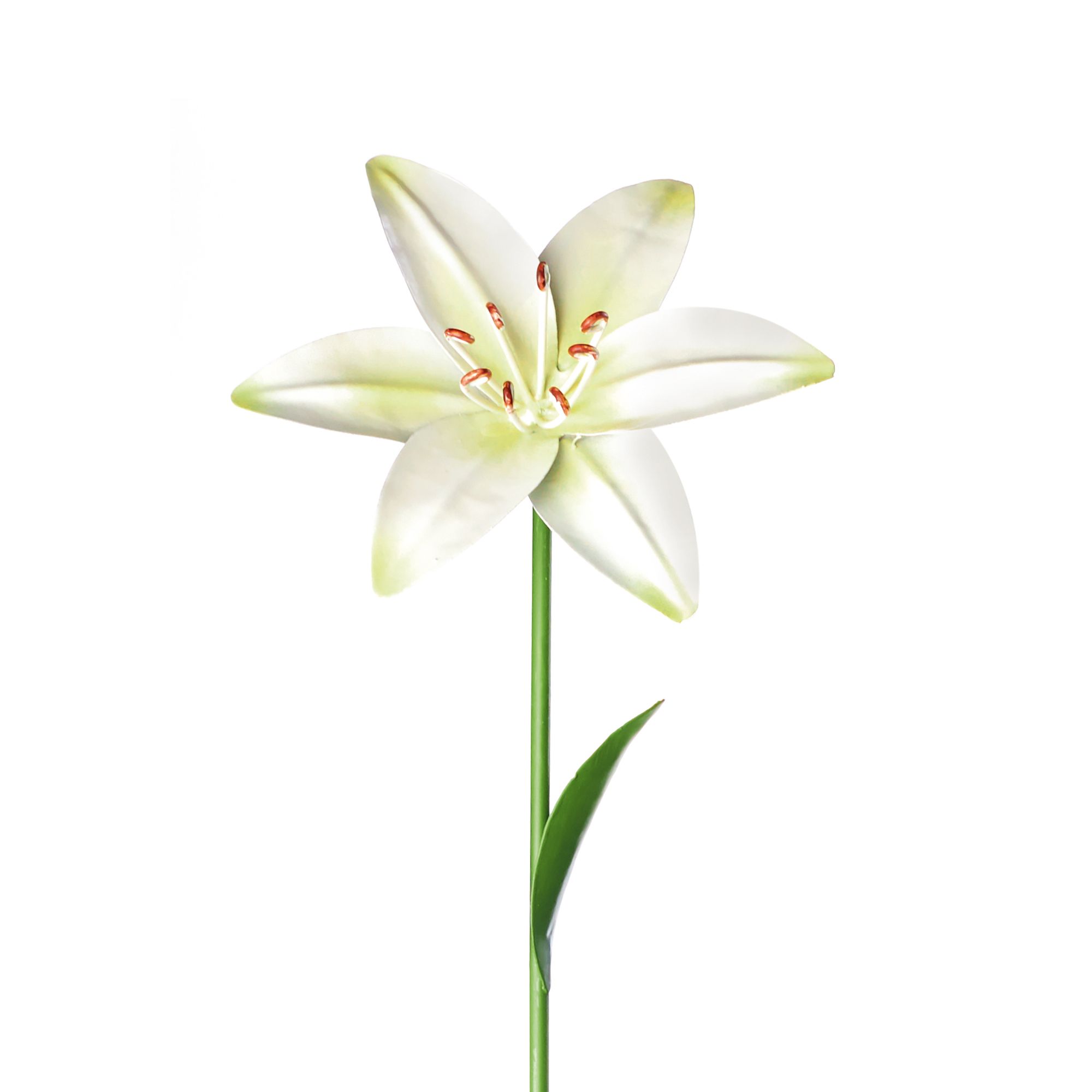 The Outdoor Living Company White Lily Garden stake (L)640mm