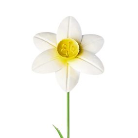 The Outdoor Living Company Yellow Daffodil Garden stake (L)0.64m (W)10mm