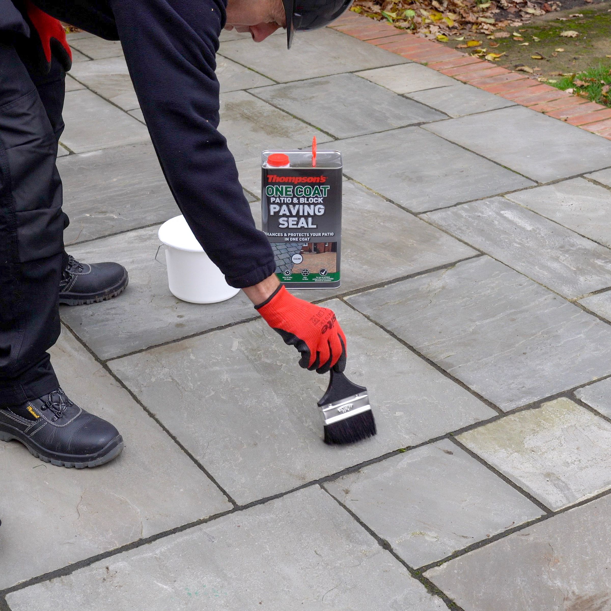 Thompsons One Coat Patio & Block Paving Acrylic-based Clear Multi-purpose Sealant, 5L