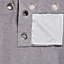 Thornbury Grey Lined Eyelet Curtains (W)167cm (L)183cm, Pair
