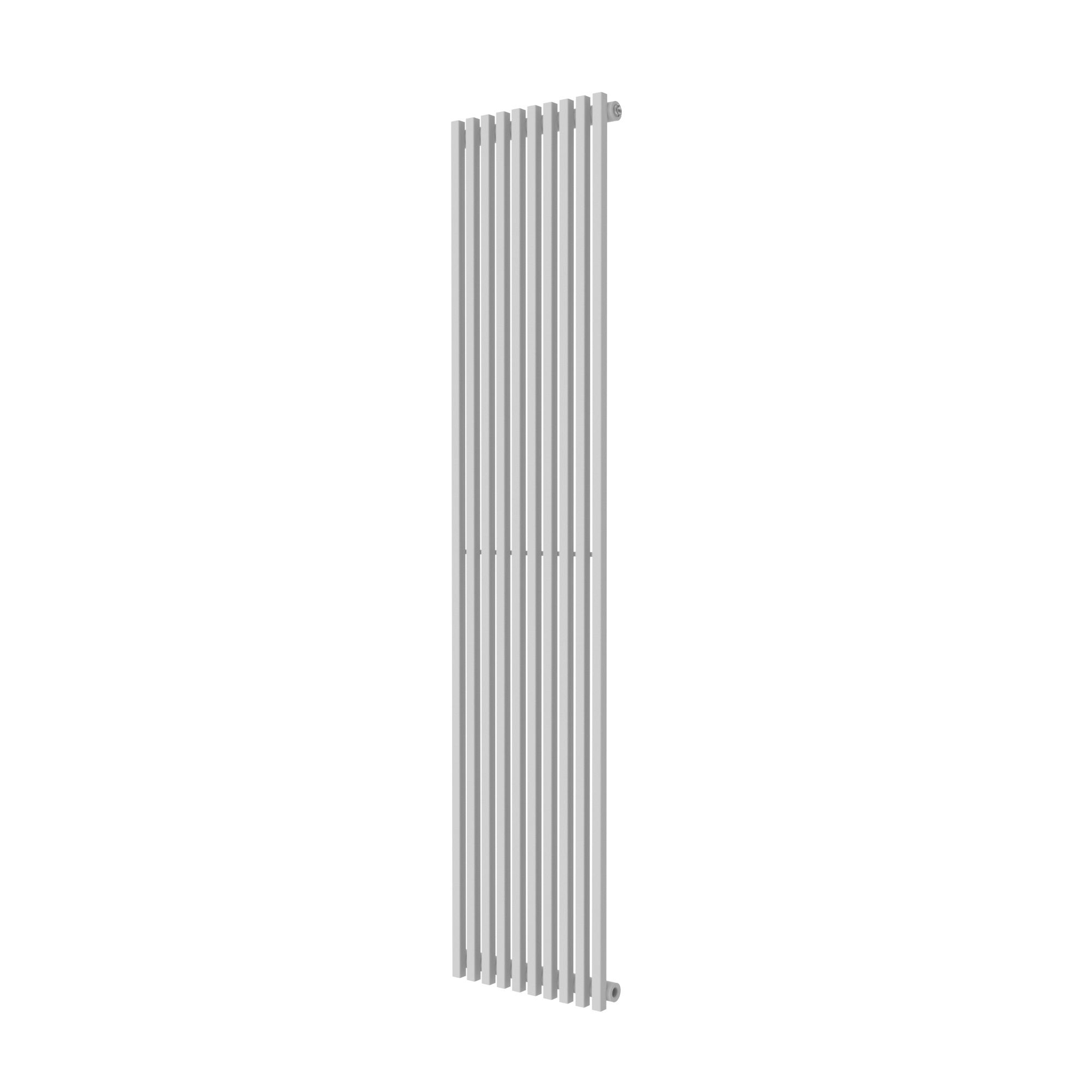 Thorpe White Vertical Designer Radiator, (W)400mm x (H)1800mm