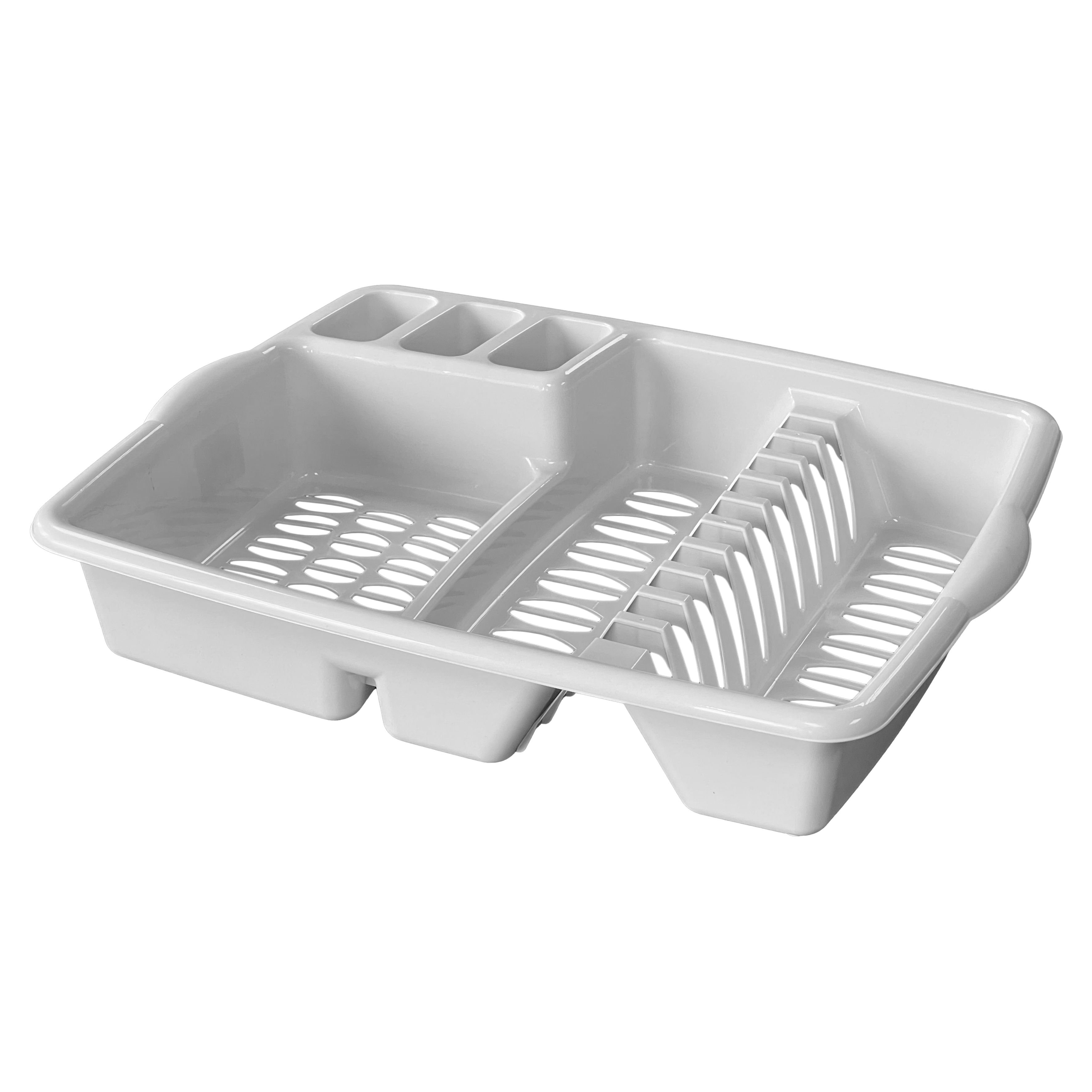 Thumbs Up Grey Rectangular Dish drainer rack, (W)370mm