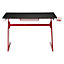 Thunya Matt red & black Gaming desk (H)750mm (W)1270mm