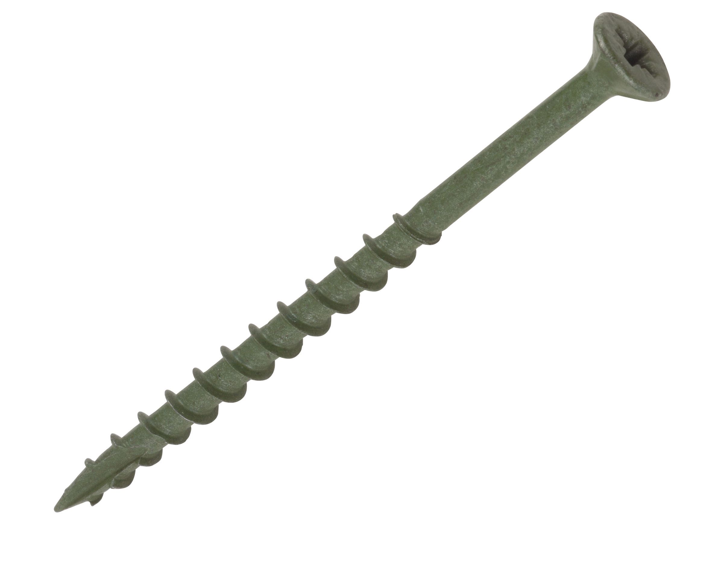 Timbadeck PZ Double-countersunk Carbon steel Decking Screw (Dia)4.5mm (L)65mm, Pack of 100