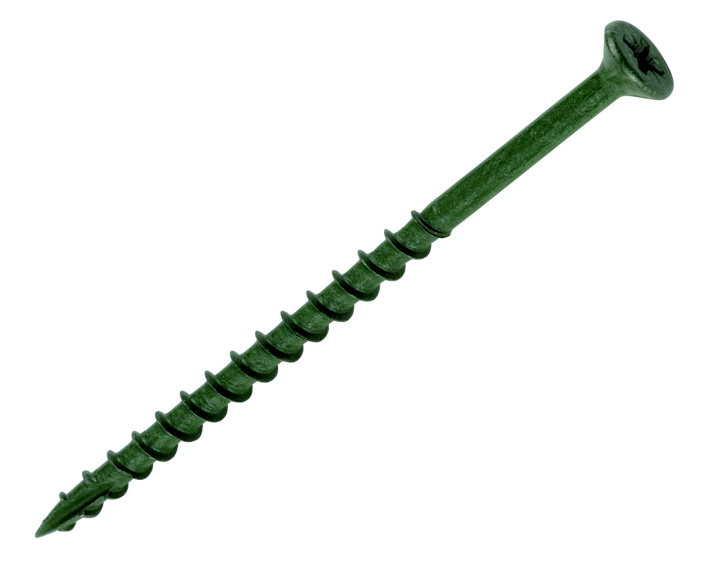 Timbadeck PZ Double-countersunk Carbon steel Decking Screw (Dia)4.5mm (L)75mm, Pack of 100