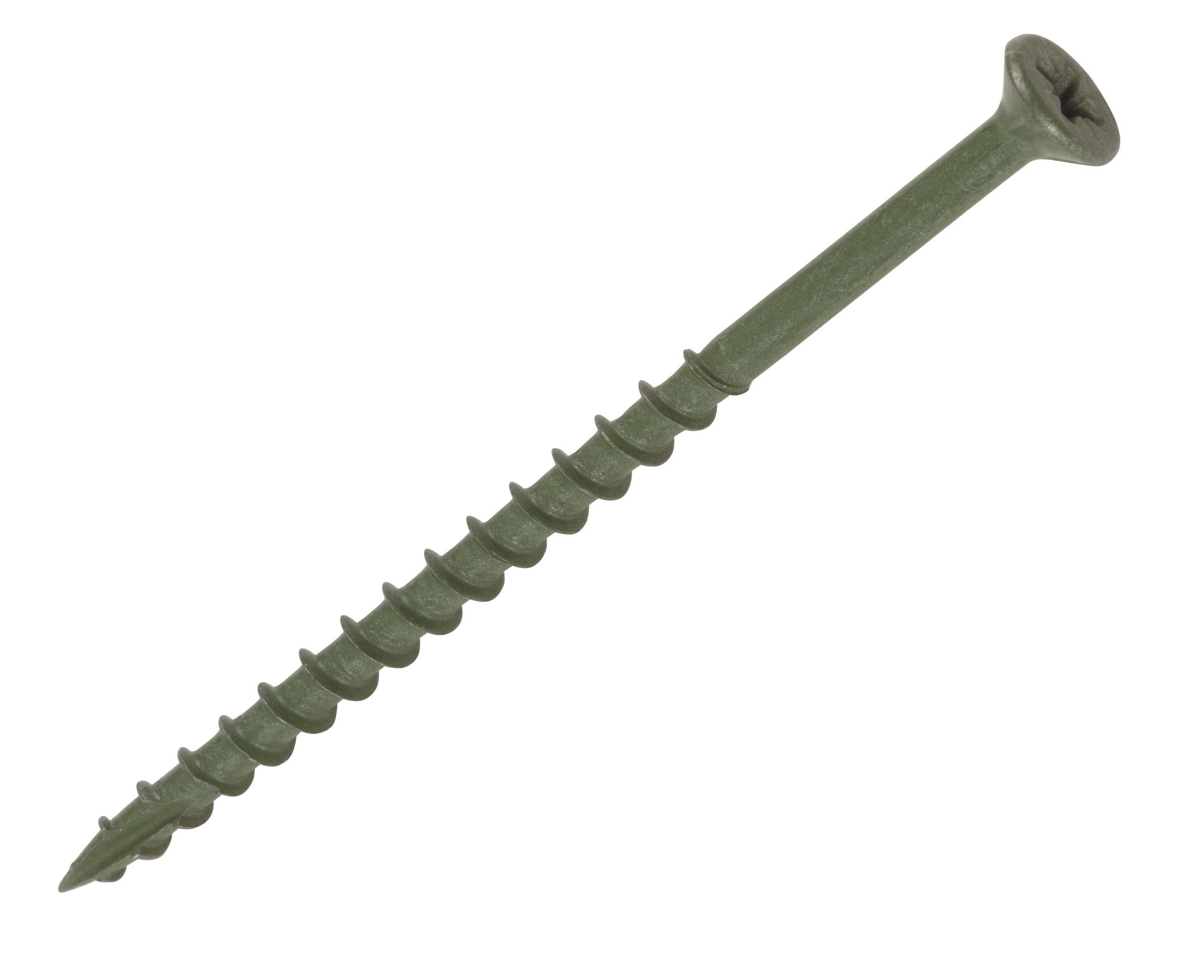 Timbadeck PZ Double-countersunk Carbon steel Decking Screw (Dia)4.5mm (L)75mm, Pack of 100