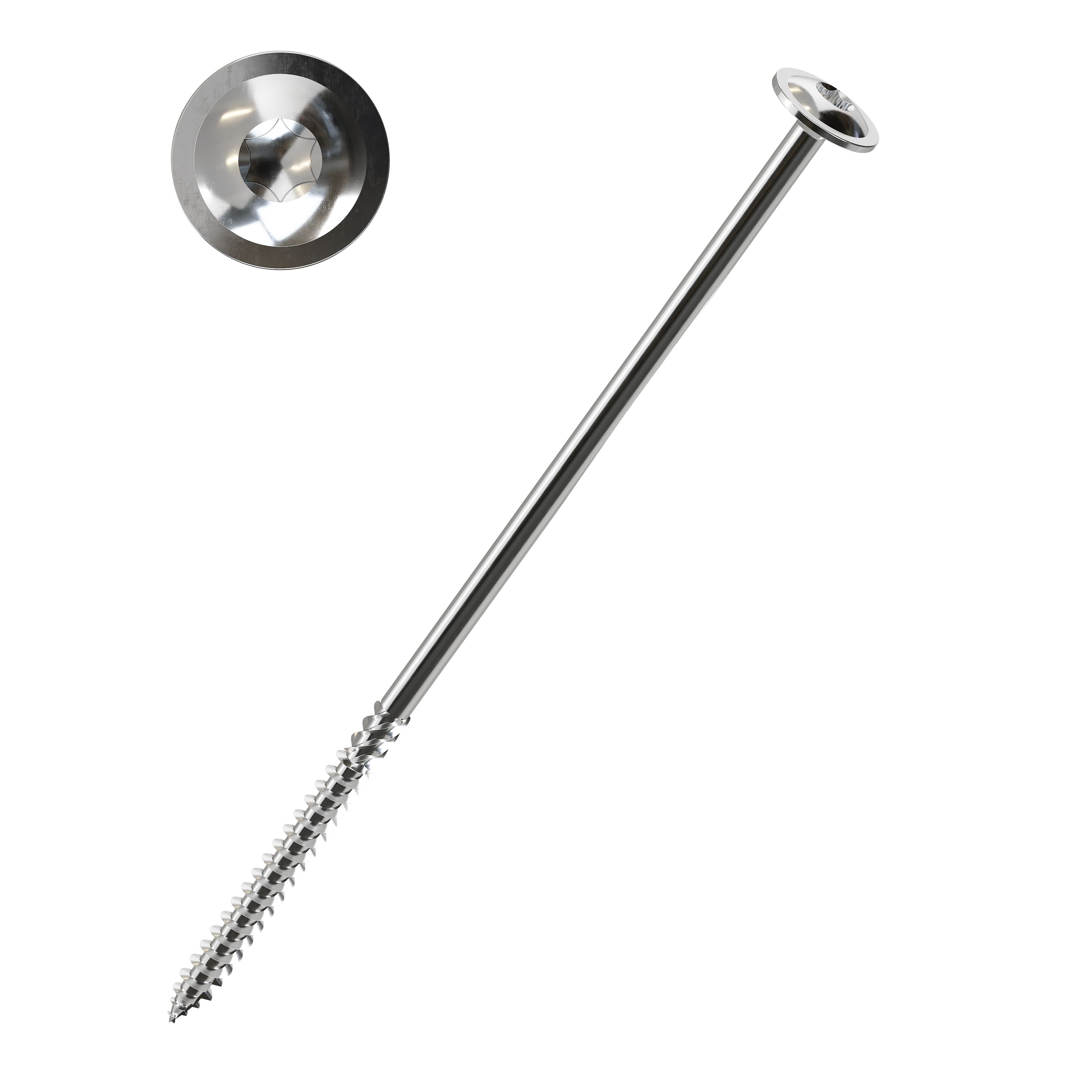 TimbaScrew Screw (Dia)6.7mm (L)100mm, Pack of 50