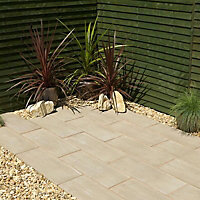 Timber plank Paving edging (H)250mm (T)40mm