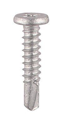 Timco Phillips Pan head Zinc-plated Carbon steel (C1018) Screw (Dia)5.5mm (L)19mm, Pack of 200