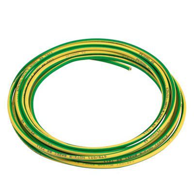 Time 2.5mm² Green & yellow Conduit wiring cable, 5m