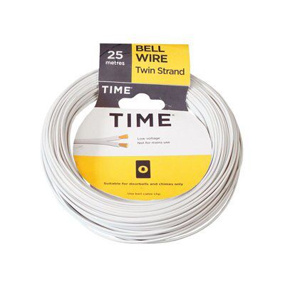 Time 2 core Bell wire, 25m