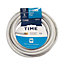 Time 3183TQ White 3-core Resistant to heat Cable 1.5mm² x 5m