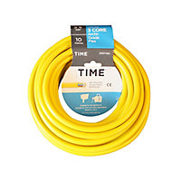 Time 3183YA Yellow 3-core Cable 2.5mm² x 10m