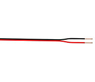 Time Black & red 2 core Speaker cable 0.75mm² x 25m