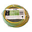 Time Green & yellow 1 core Multi-core cable 10mm² x 10m