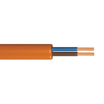 Time Orange 2-core Flexible Cable 0.75mm² x 10m