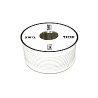 Time White Coaxial cable, 50m