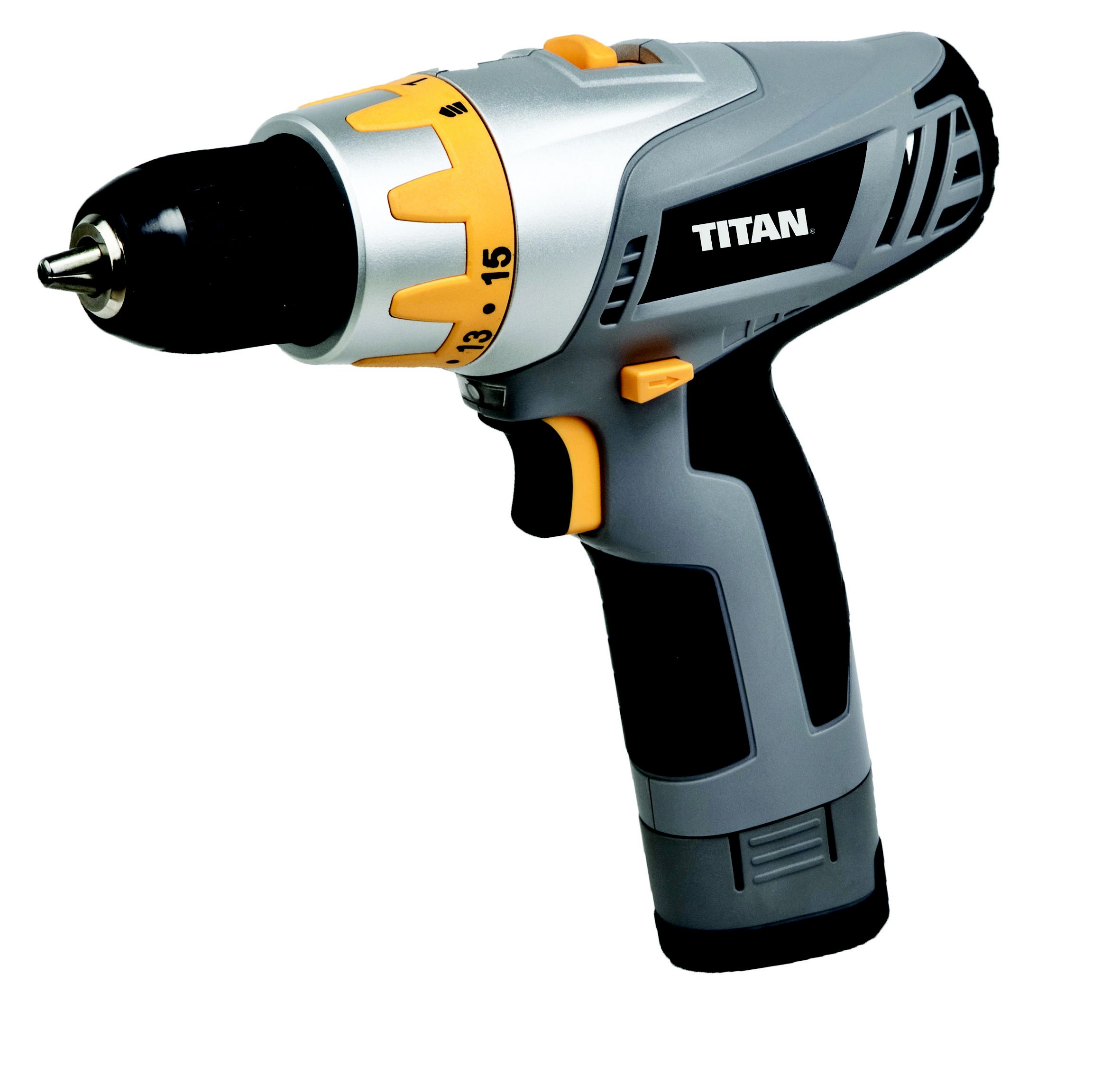 Titan 10.8V 1.3Ah Li ion Cordless Drill driver TTP451DDH DIY at B Q