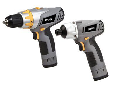 Titan 10.8V Li-ion Cordless Impact driver (2 x 1.3Ah) - TTP508KIT