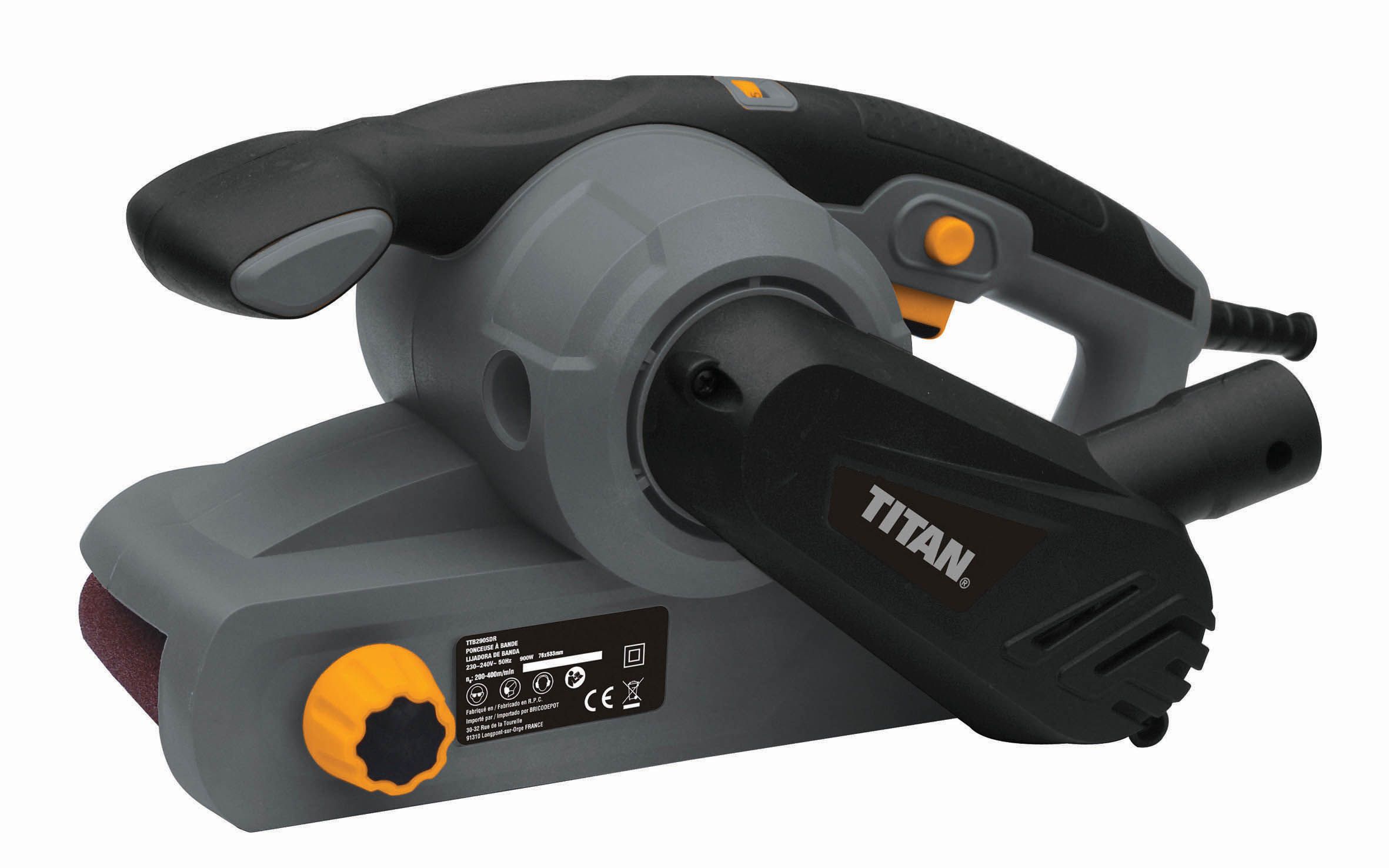 Titan 900W 230V Corded Belt sander TTB290SDR