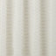 Tolok Ivory Horizontal stripe Unlined Tab top Voile curtain (W)140cm (L)260cm, Single