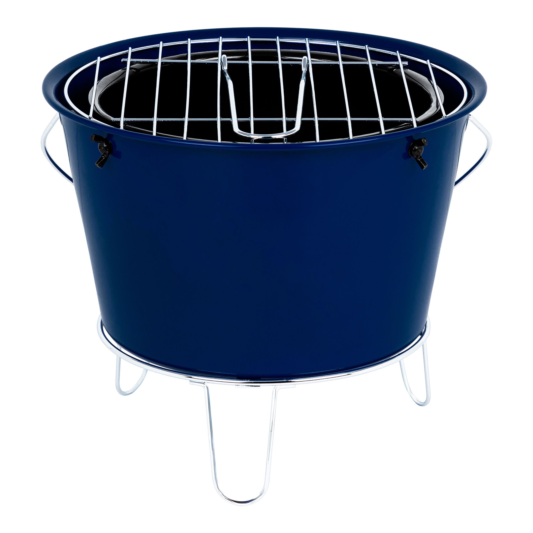 TOM 300260i004 Blue Charcoal Bucket barbecue (D) 265mm DIY at B&Q