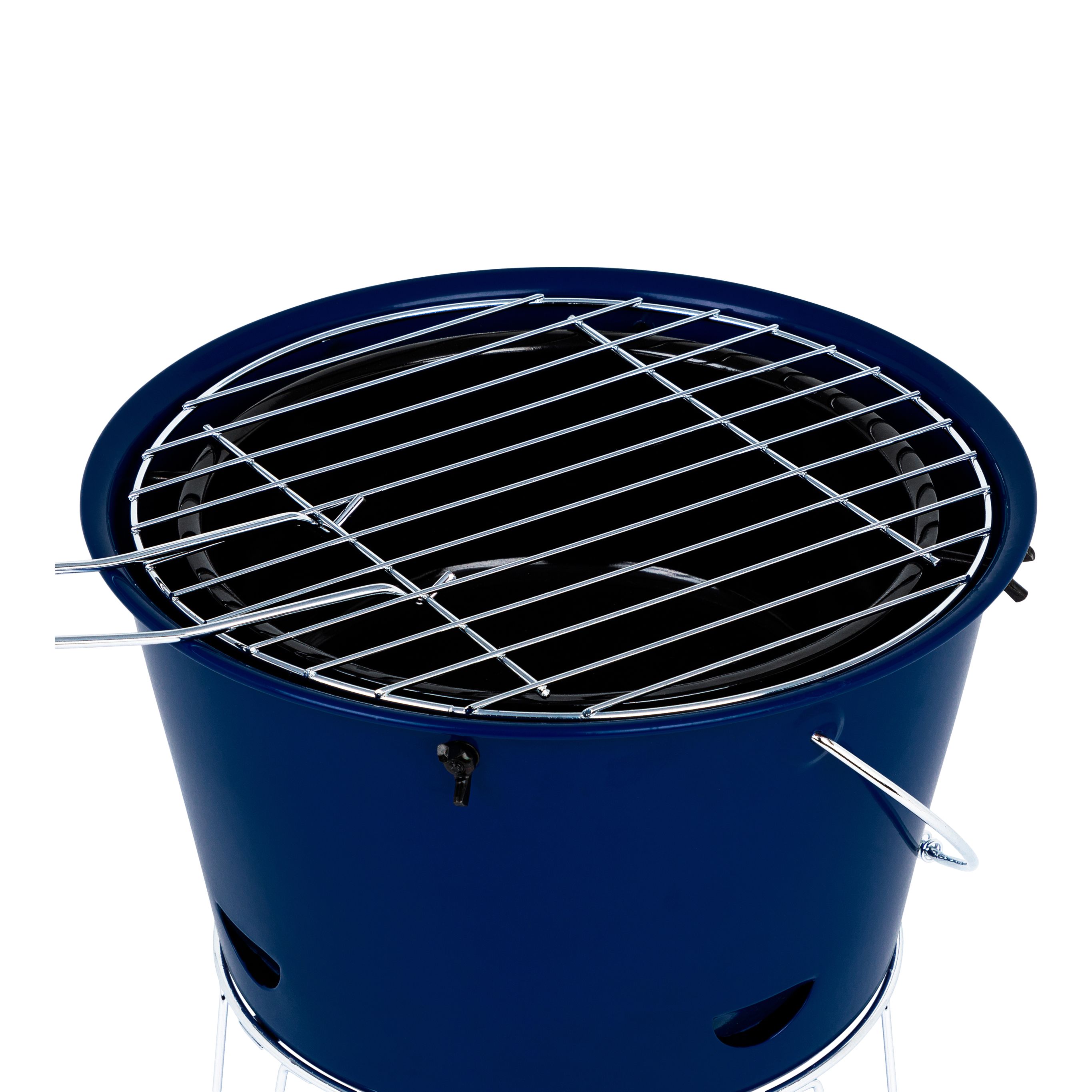 TOM 300260i004 Blue Charcoal Bucket barbecue D 265mm DIY at B Q