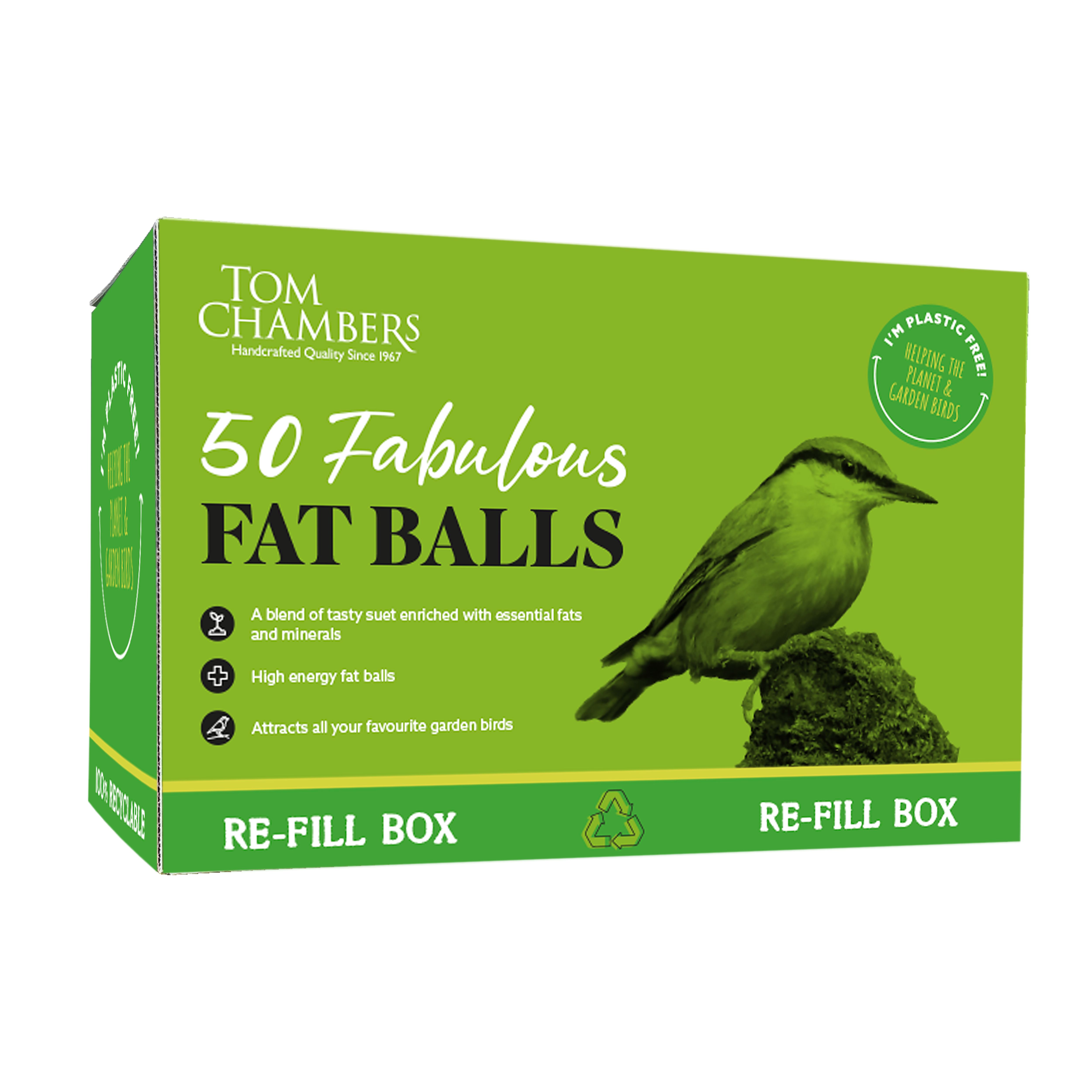 Tom Chambers Suet balls 4kg, Pack of 50