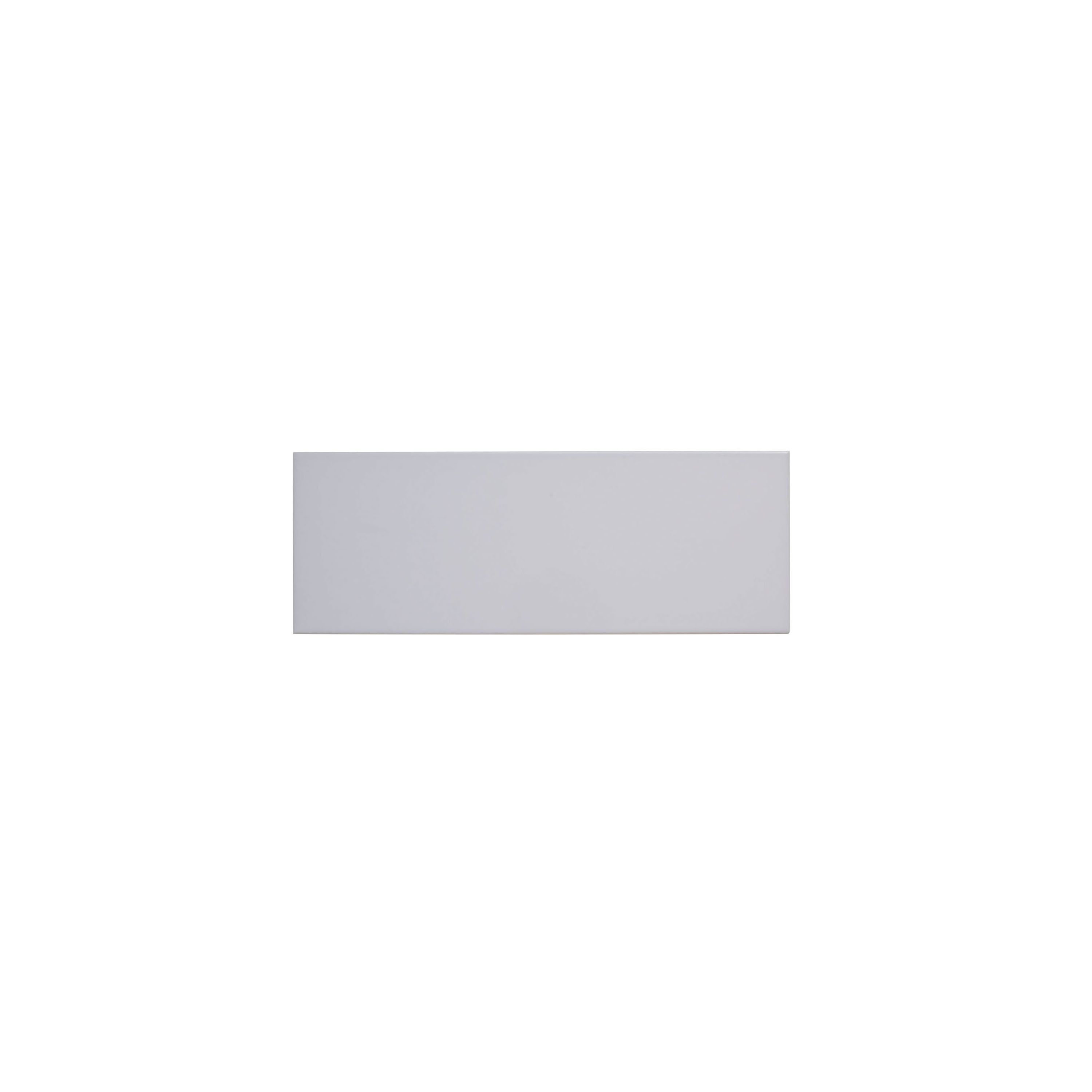 Tones Grey Satin Ceramic Wall Tile, Pack of 17, (L)400mm (W)150mm | DIY ...