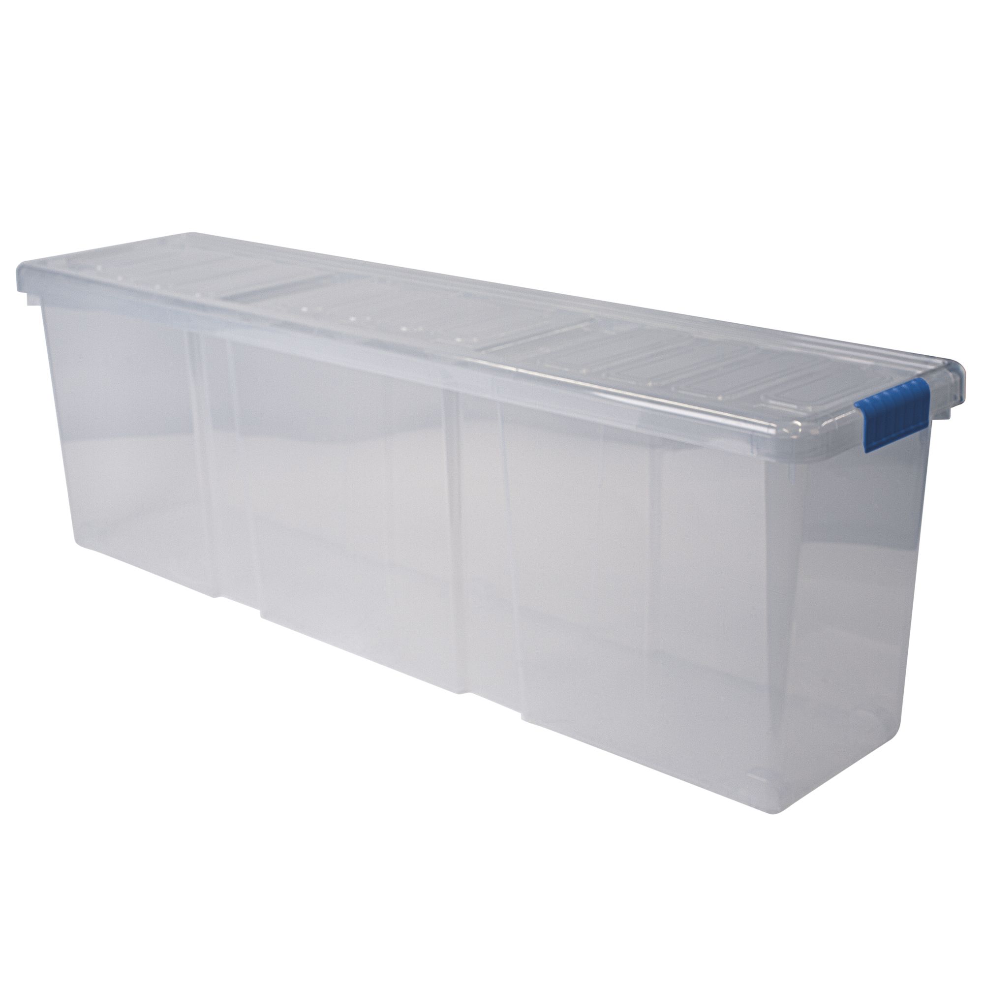 Allstore Heavy duty 54L Large Plastic Stackable Storage box with