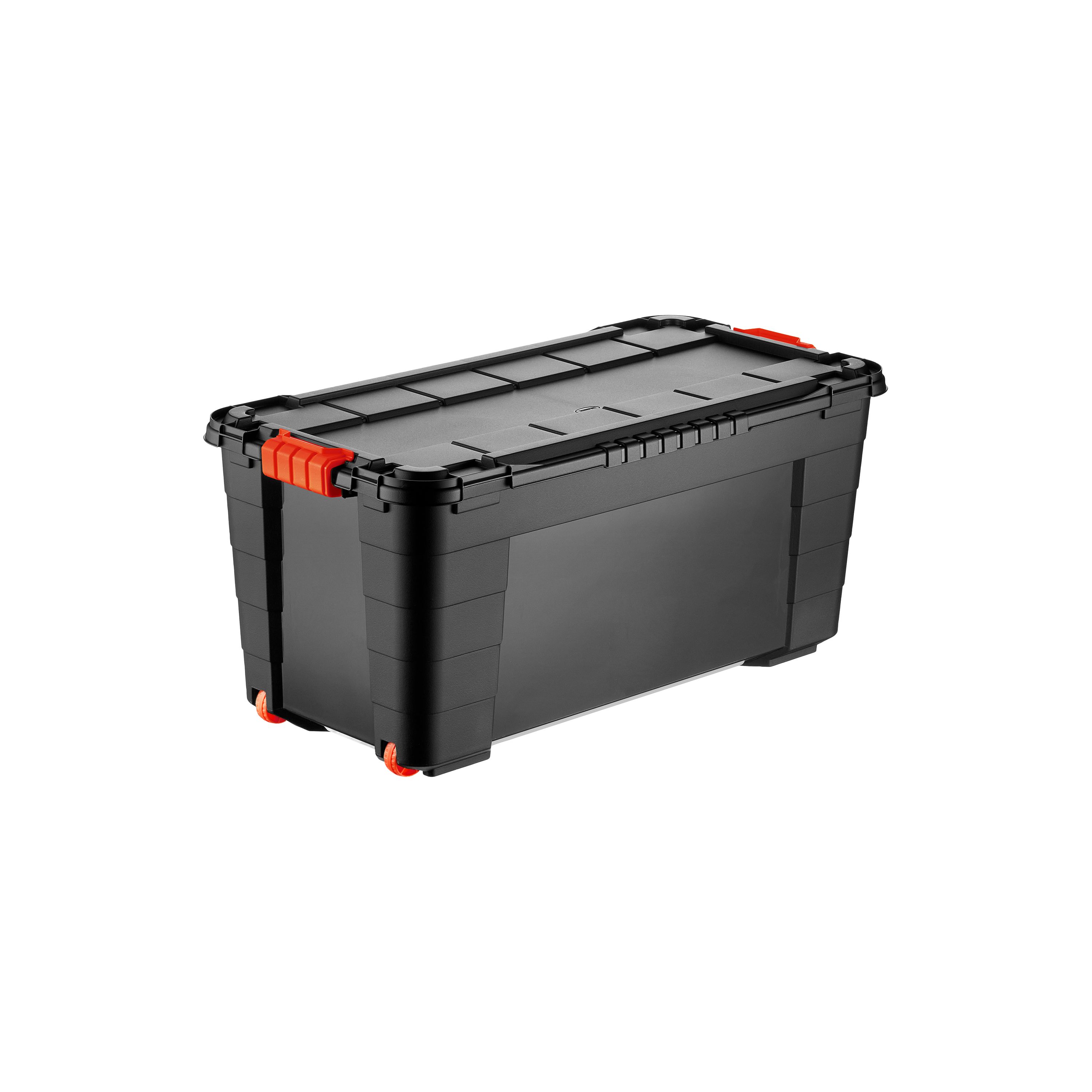 Aazon.co: IDesign Storage Bin With Lid & Wall Ount Bracket, The Wallspace Collection – 12" X