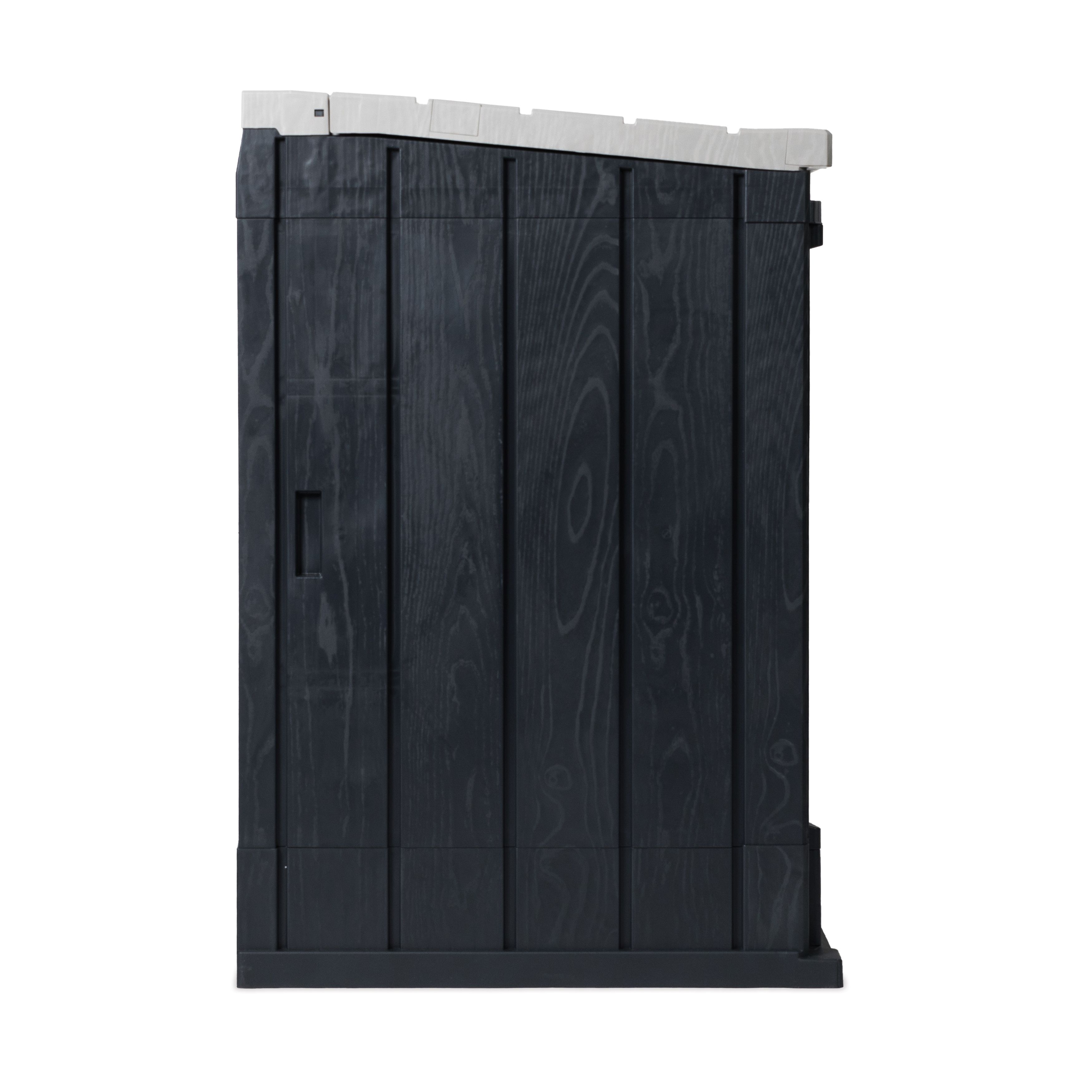 Toomax Stora Way XL Anthracite 1270L Garden storage box (H)1245mm (W)1450mm