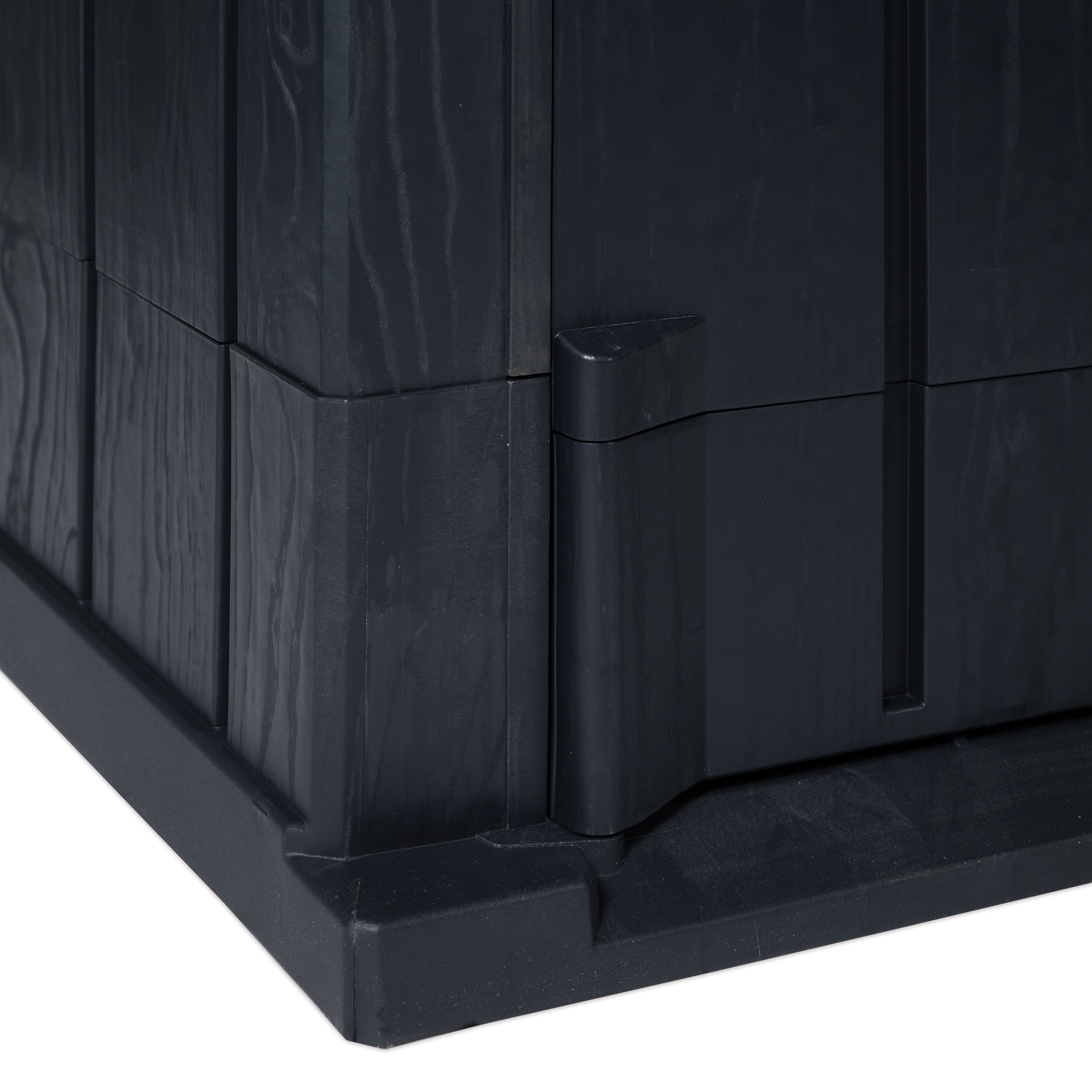 Toomax Stora Way XL Anthracite 1270L Garden storage box (H)1245mm (W)1450mm