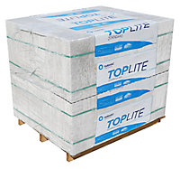 Toplite Aerated concrete Block (L)440mm (W)300mm (H)215mm, Pack of 30