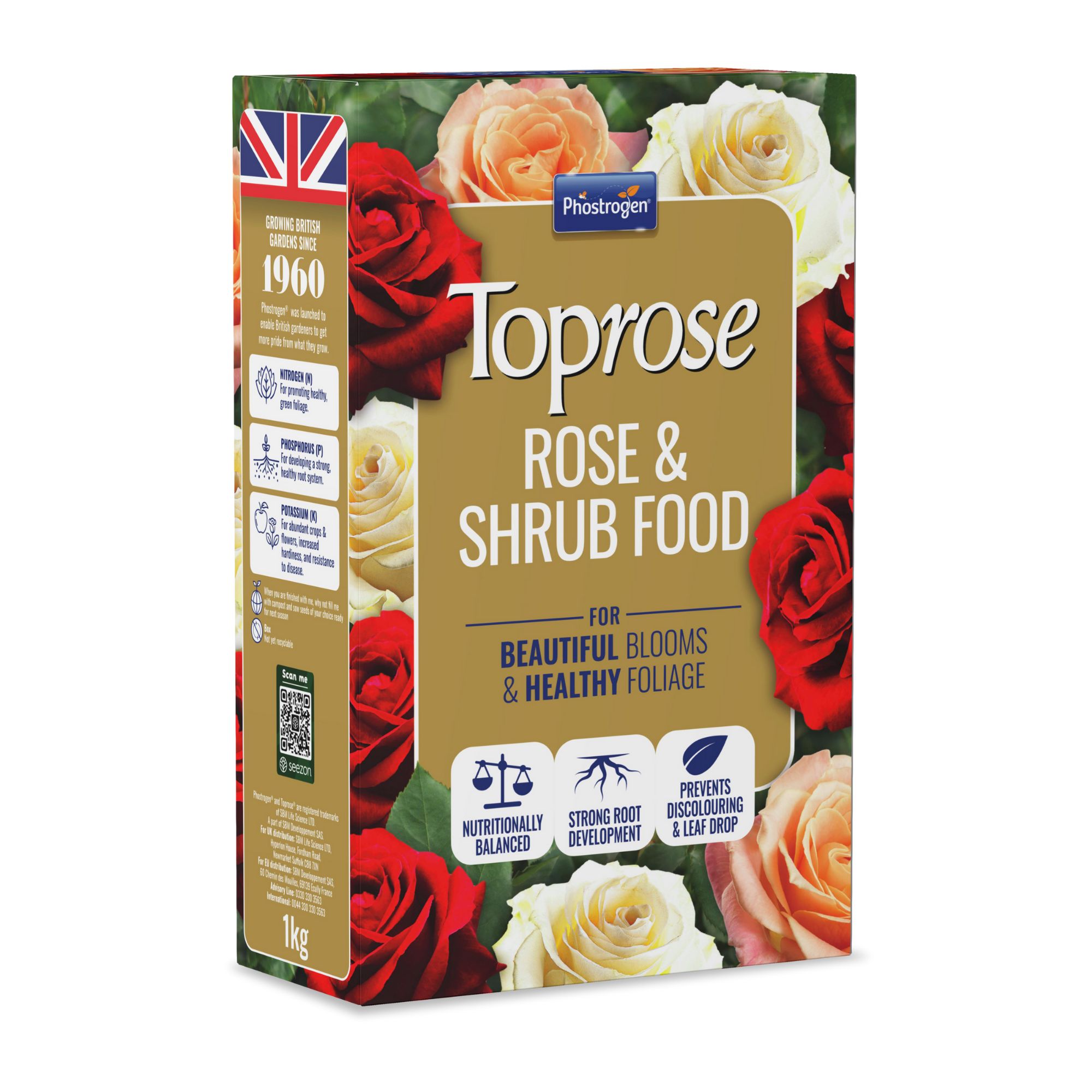 Toprose Rose & shrub Plant feed 1kg