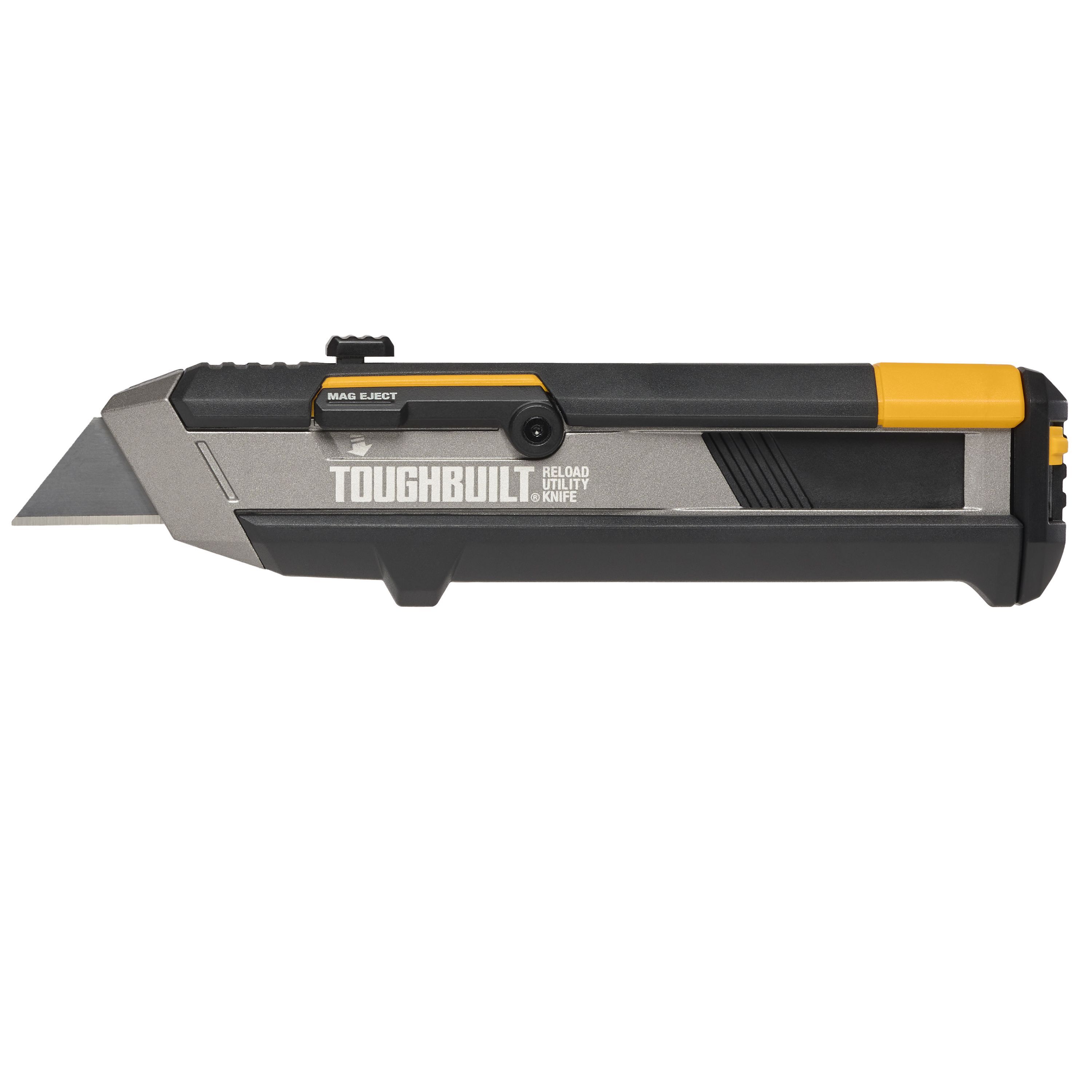 Toughbuilt 25mm Steel Black Retractable knife