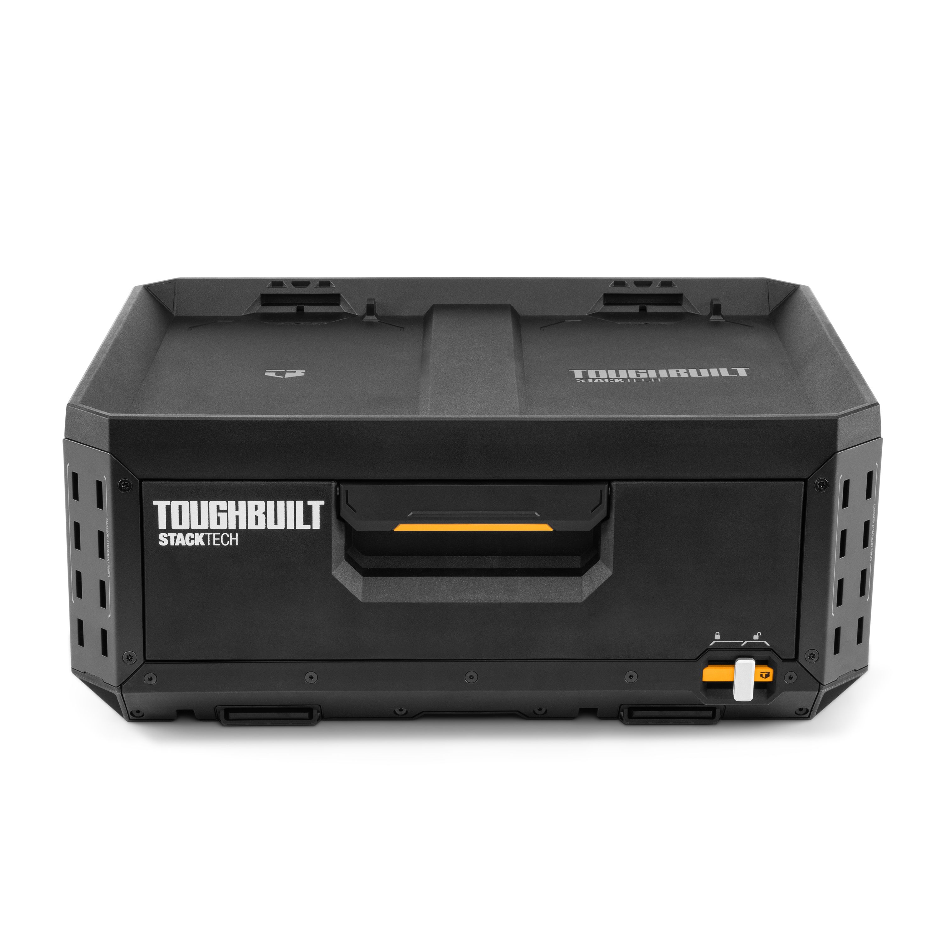 Toughbuilt StackTech Black 1-drawer Toolbox