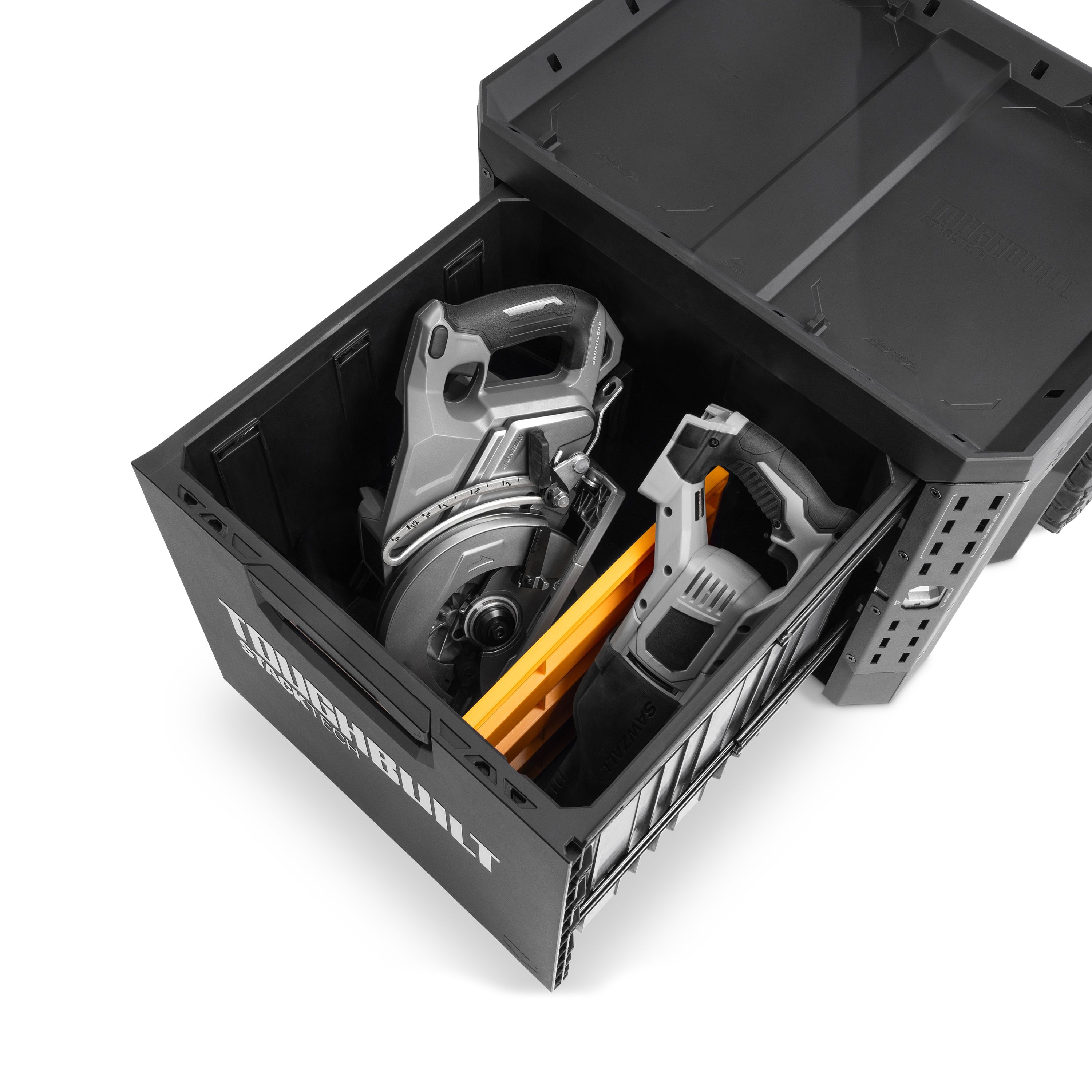 Toughbuilt StackTech Rolling Black 20in 1 Drawer system chest