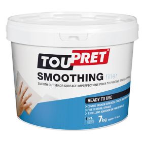 Toupret Fine finish Ready mixed Finishing plaster 7000g Tub