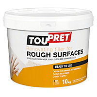 Toupret Rough surface Ready mixed Finishing plaster, 10kg Tub